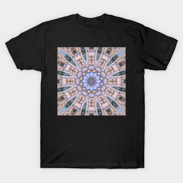 Blue Stone Mandala: चिकना असहज T-Shirt by barrowda